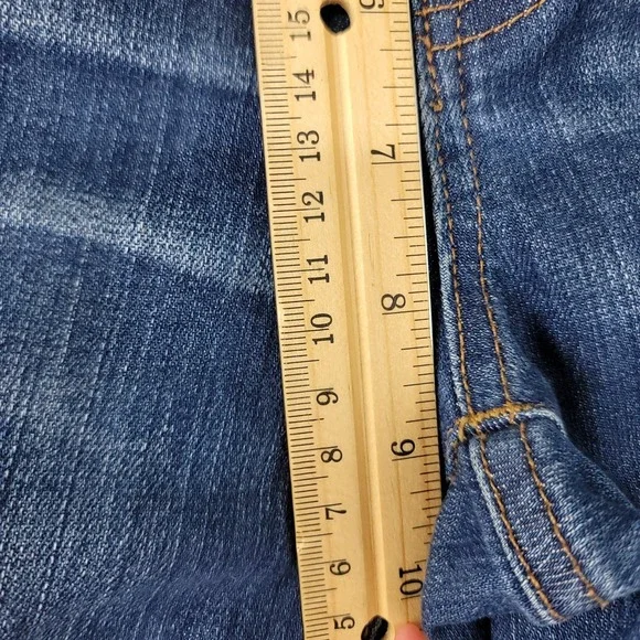 Madewell 9" High Riser Skinny Skinny Jeans Womens Size 27 Blue Stretch Denim - Picture 13 of 16